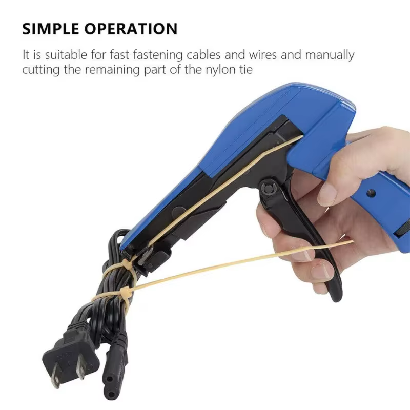 Pince à fermeture éclair en nylon HS-600A outil de coupe de fixation pour câble en nylon, largeur 2.