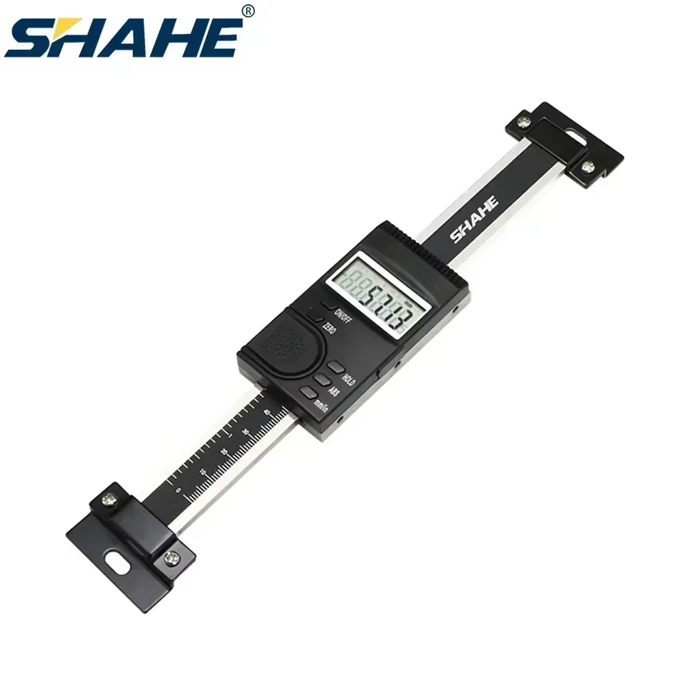 SHAHE 100/150/200/300 MM Étrier numérique vertical en acier inoxydable avec écran LCD – Outil de mes