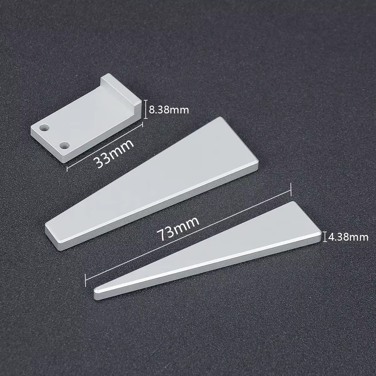 Kit d'outils de nivellement optique en métal 3 pièces pour ajustement fin des lunettes, outil de mai