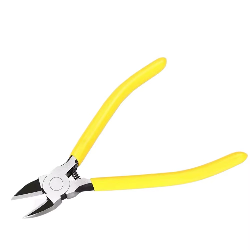 Coupe-fil Ultra tranchant de précision avec pince coupante à Long nez plat, coupe affleurante robust