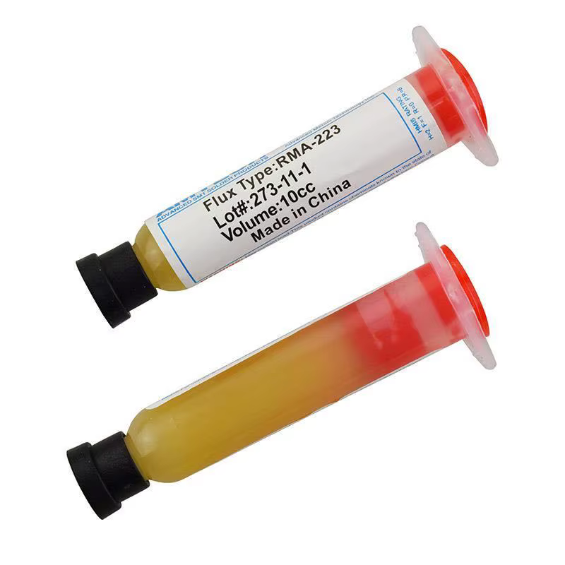 Pâte à souder 10cc, graisse à Flux avec aiguille RMA223 RMA-223 pour puces LED BGA SMD PGA PCB, outi