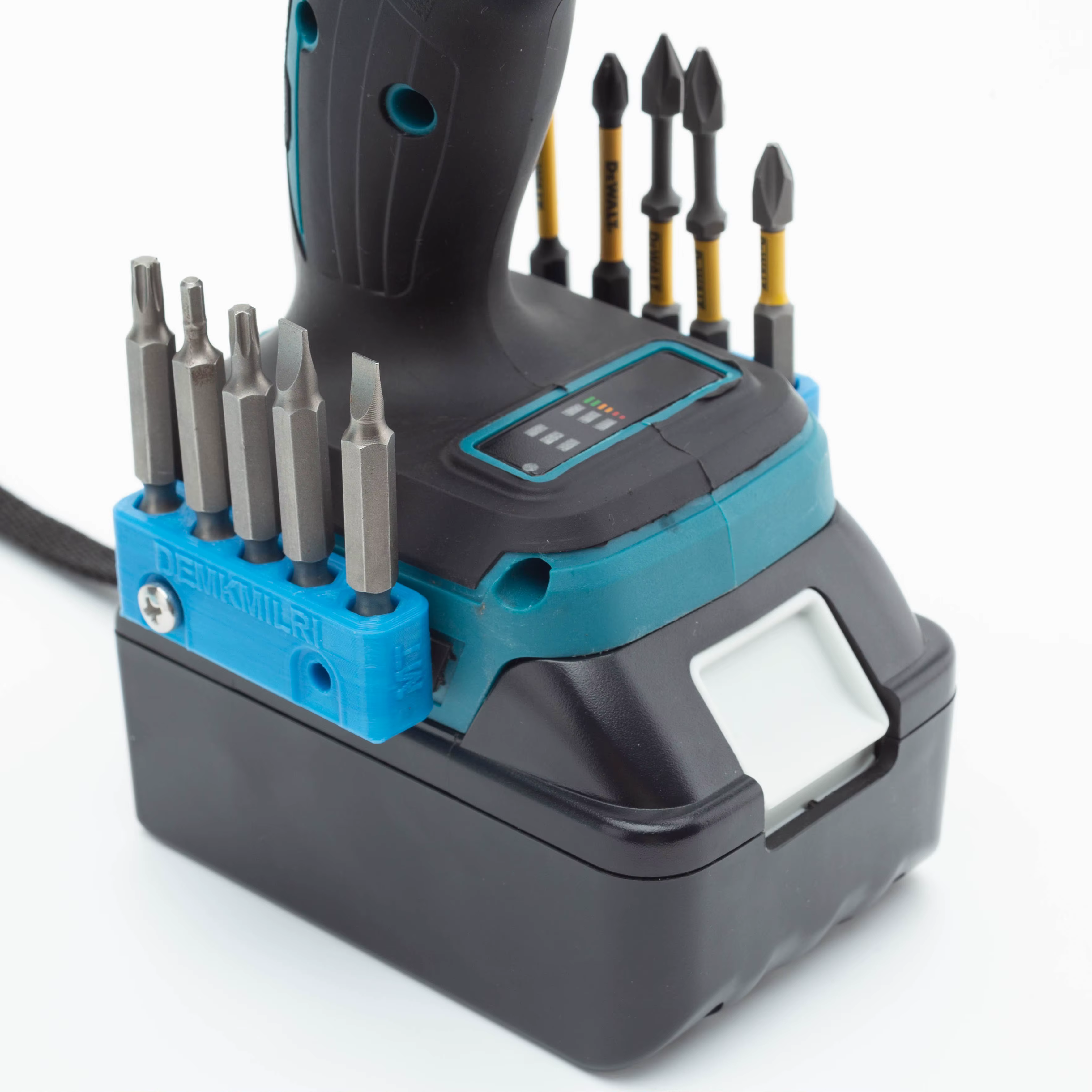 Makita – porte-embout magnétique, organisateur de forets, jeu de vis à 5 points pour outils électriq