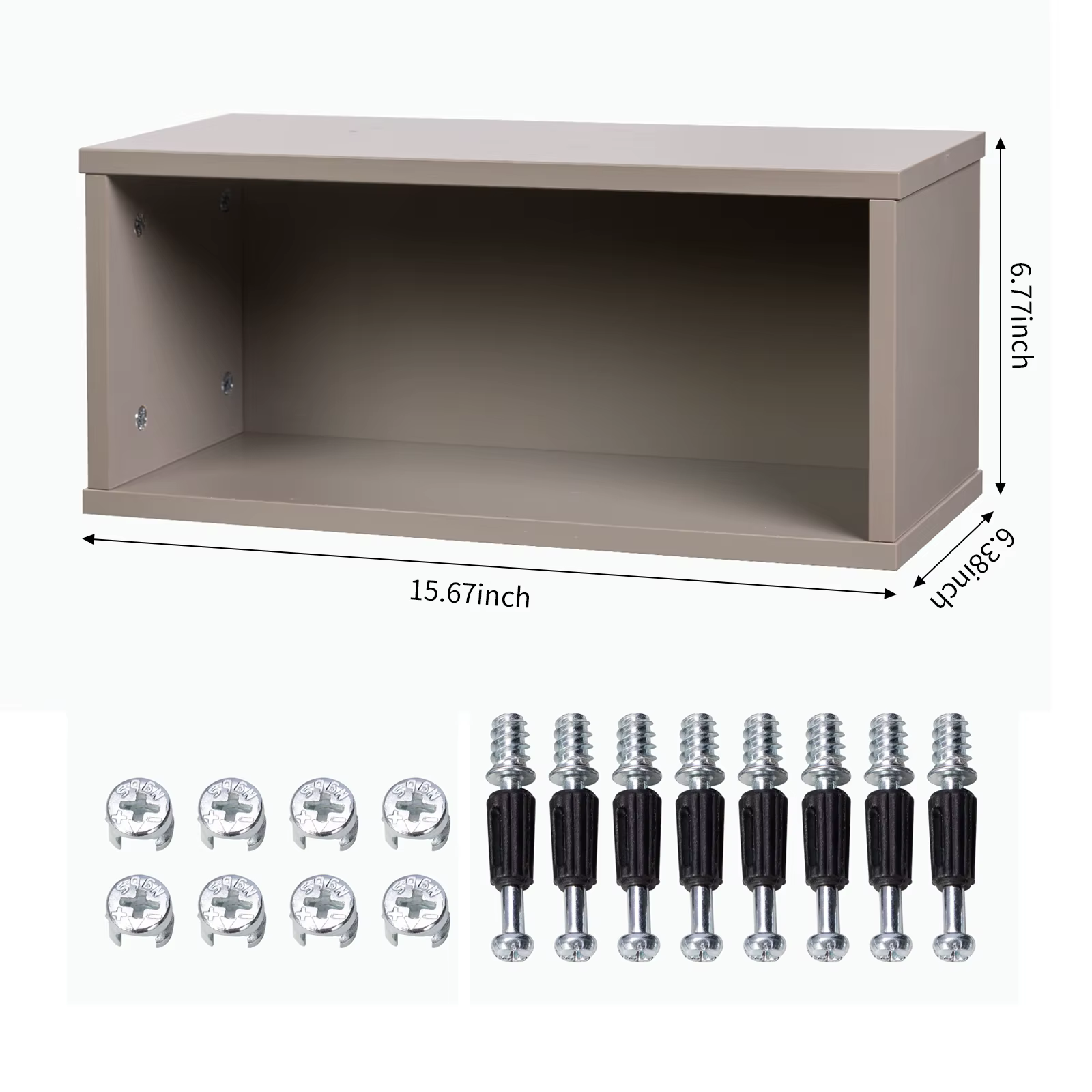 Armoire de rangement en bois de grande capacité pour CD, bibliothèque empilable, étanche, durable, b
