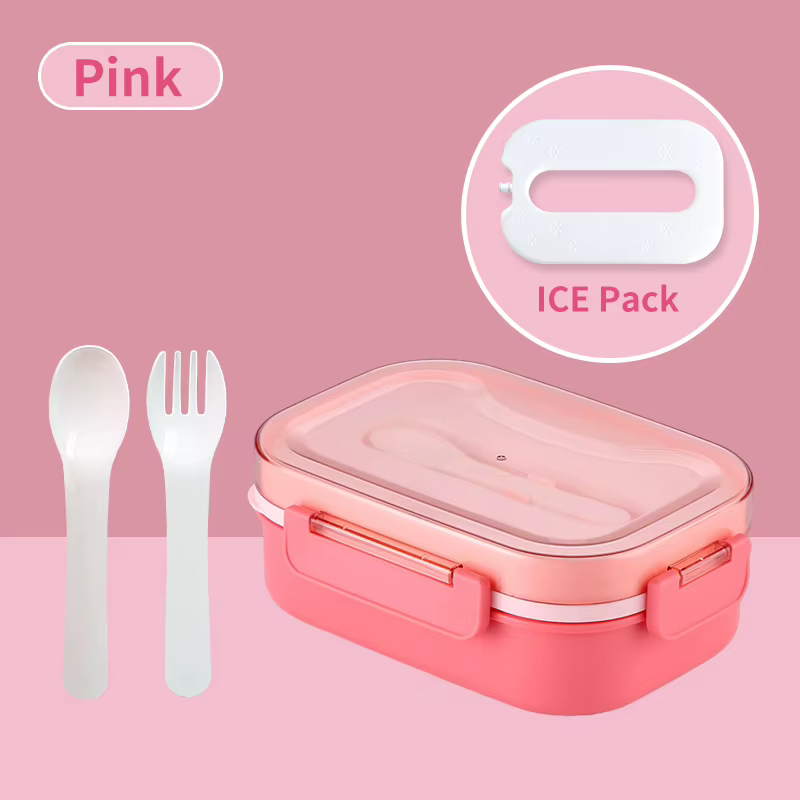 Pack de glace boîte à Bento séparation de Sauce boîte de Sala fraîche boîte à déjeuner de glace piqu