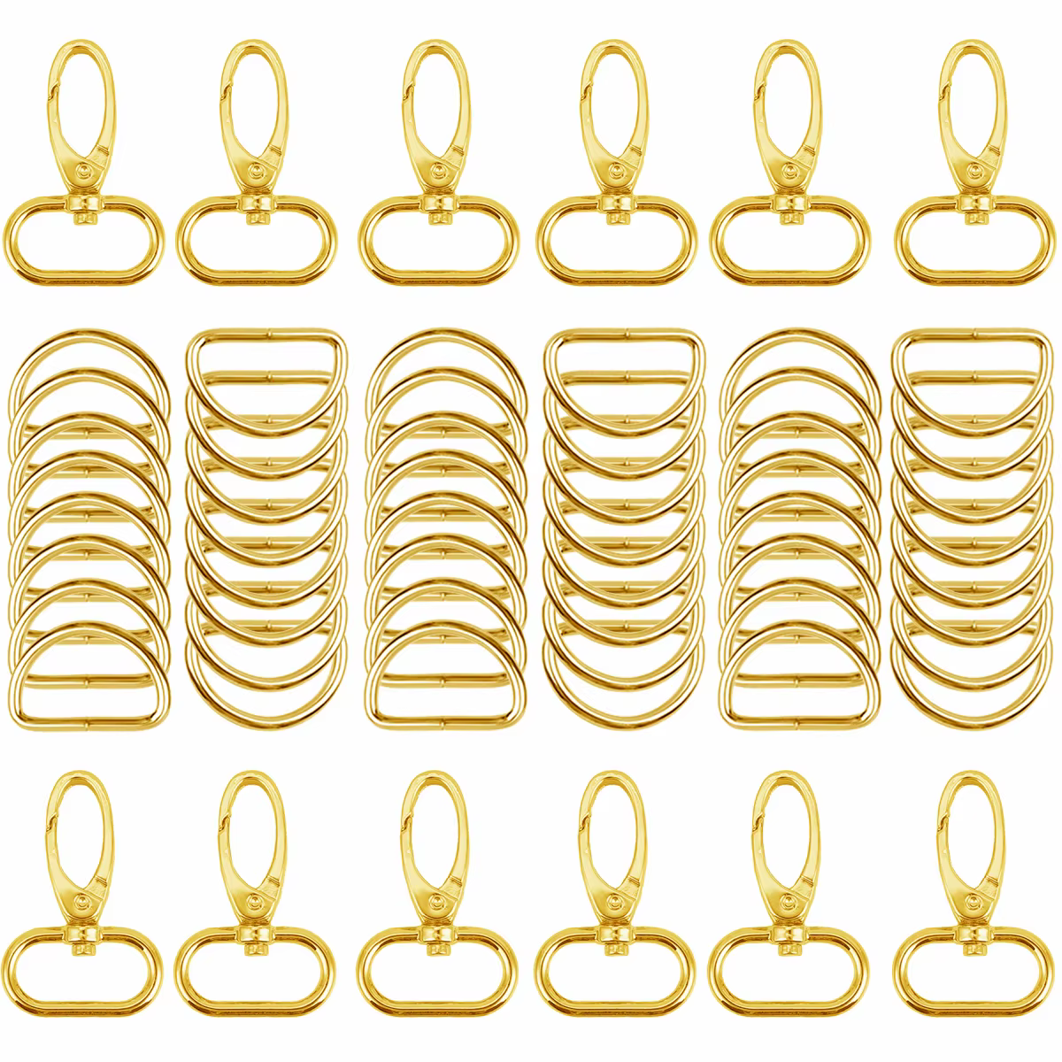 5/15 Ensembles de Kits de Porte-clés à Anneaux Découpés avec Chaînes et Anneaux de Jonction, Fournit