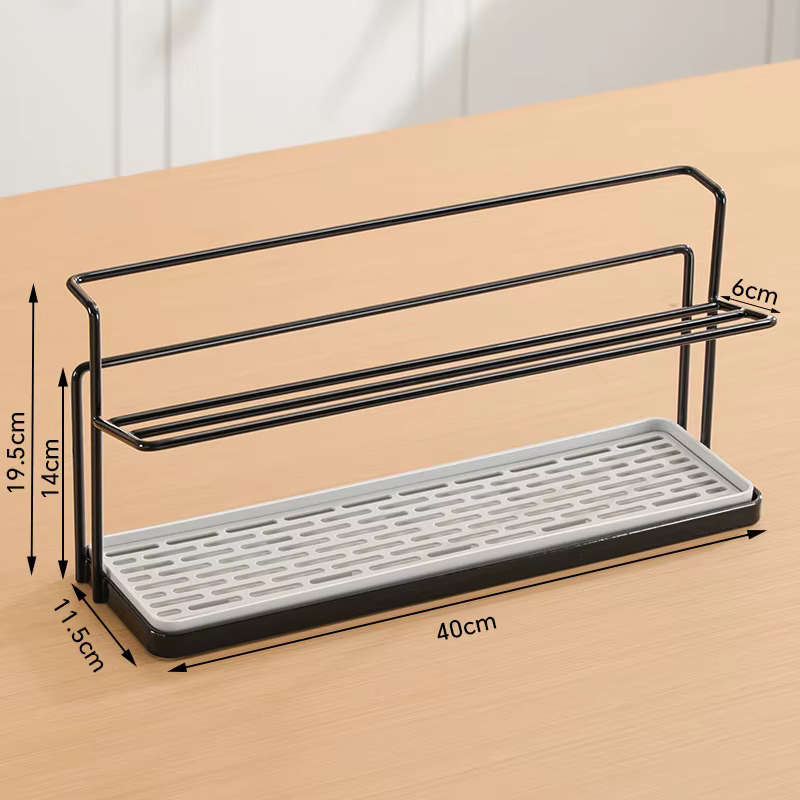 Organisateur de tasses avec plateau de vidange, organisation de rangement sur comptoir pour tasses,