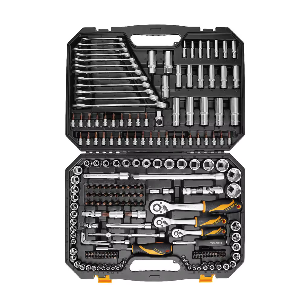 Coffret d'outils de 216 pièces, jeu de clés à douilles