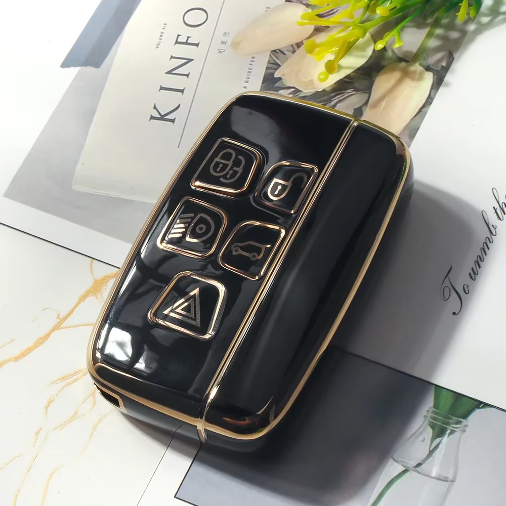 Étui de protection anti-poussière en TPU KEYOU pour clé de voiture Land Rover Range Rover Evoque Spo