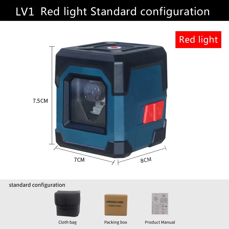 Hanmatek niveau Laser compteur 2 lignes nivellement automatique lignes verticales et horizontales fa