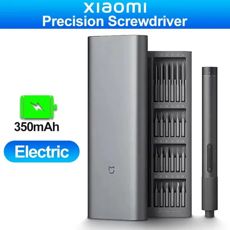 Nouveau kit de tournevis de précision électrique MIJIA avec 24 embouts magnétiques, ensemble d'outil