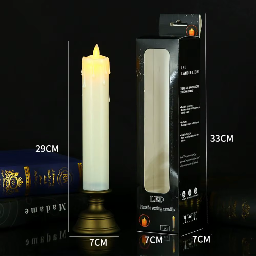 Nouvelles bougies électroniques à piles décoration de la maison multi-scénarios bougie sans flamme f