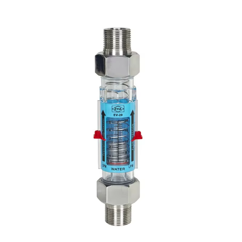 Mesure en ligne, connexion filetée à lecture directe, débitmètres d'eau verticaux et horizontaux, tu