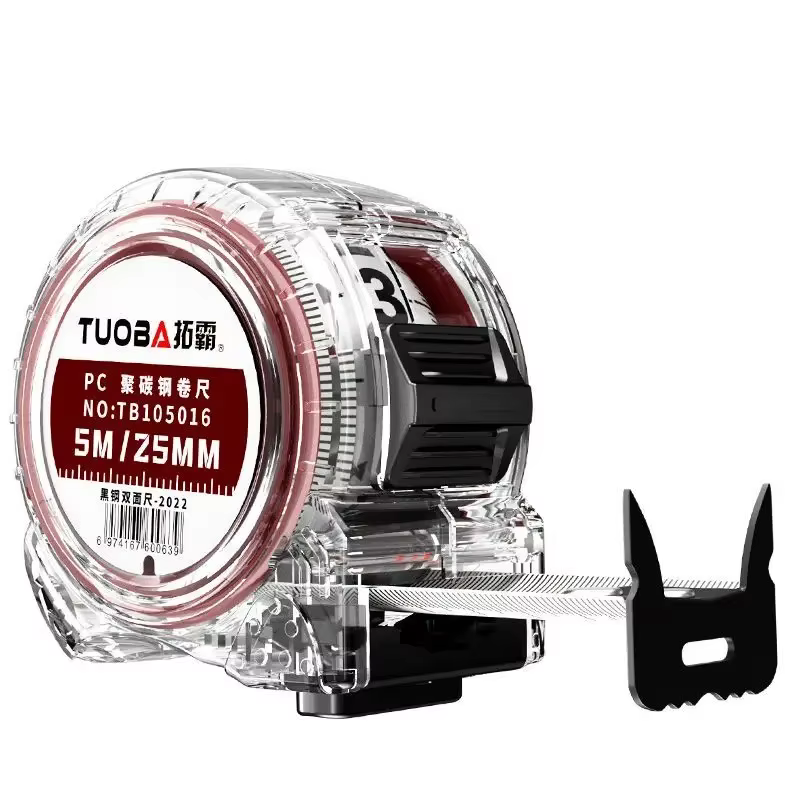 Ruban à mesurer gradué double face de haute précision de 5/7,5/10 mètres avec ruban en acier épaissi