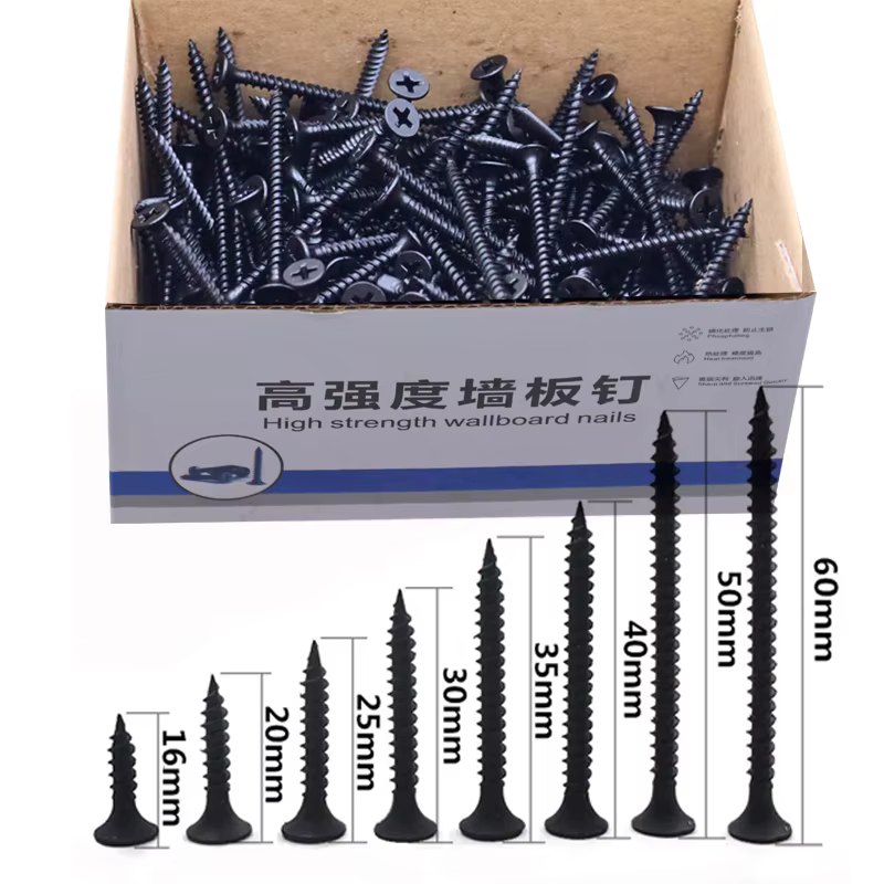 1 boîte/0.5kg lot vis pour cloisons sèches croix fraisée tête plate vis autotaraudeuse M3.5 vis Phil
