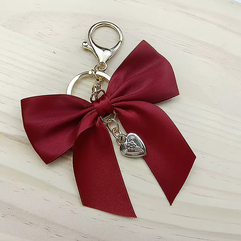 Porte-Clés avec Grand Nministériels d en Ruban, Bijoux Romantiques, Ornement Doux, pour Sac de Télép