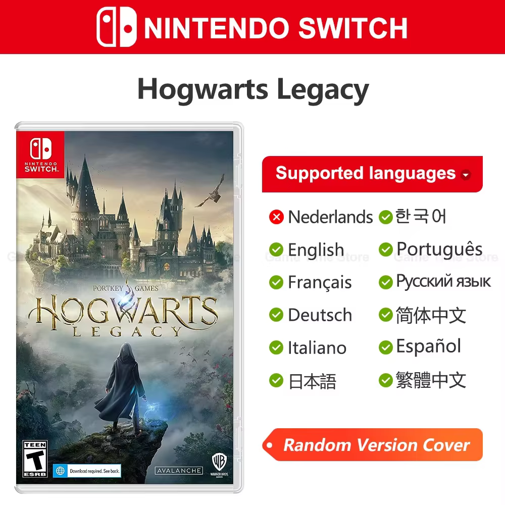 Hogwarts Legacy offres de jeux Nintendo Switch, 100% original, fongique, carte de jeu, prise en char