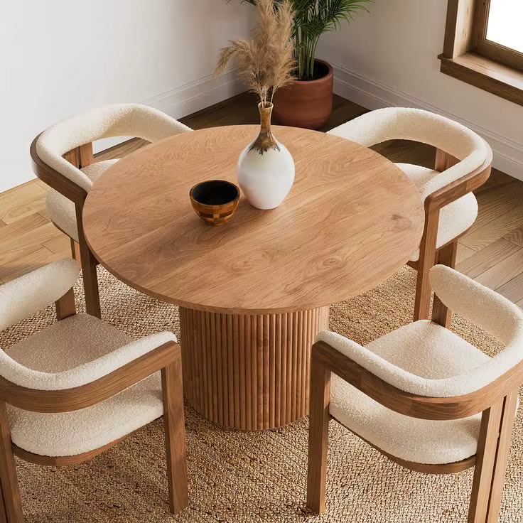 Personnalisation meubles de maison en bois massif carré circulaire intérieur dîner Restaurant cuisin