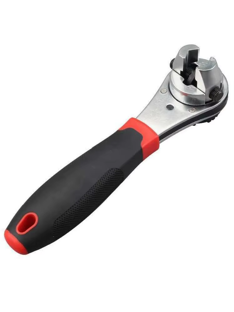 Clé à cliquet multifonctionnelle réglable 6-22 mm, clé à cliquet universelle réglable, outils de rép