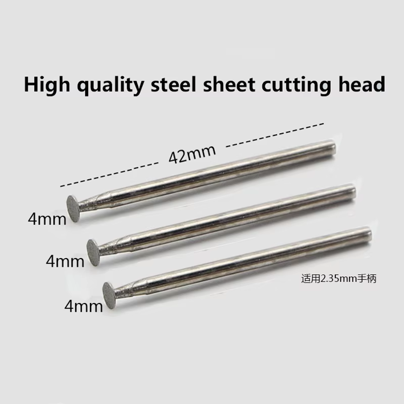 Embout de tête de meulage émeri 3 pièces/ensemble, foret de coupe 1mm/2mm/3mm/4mm/5mm pour stylo de