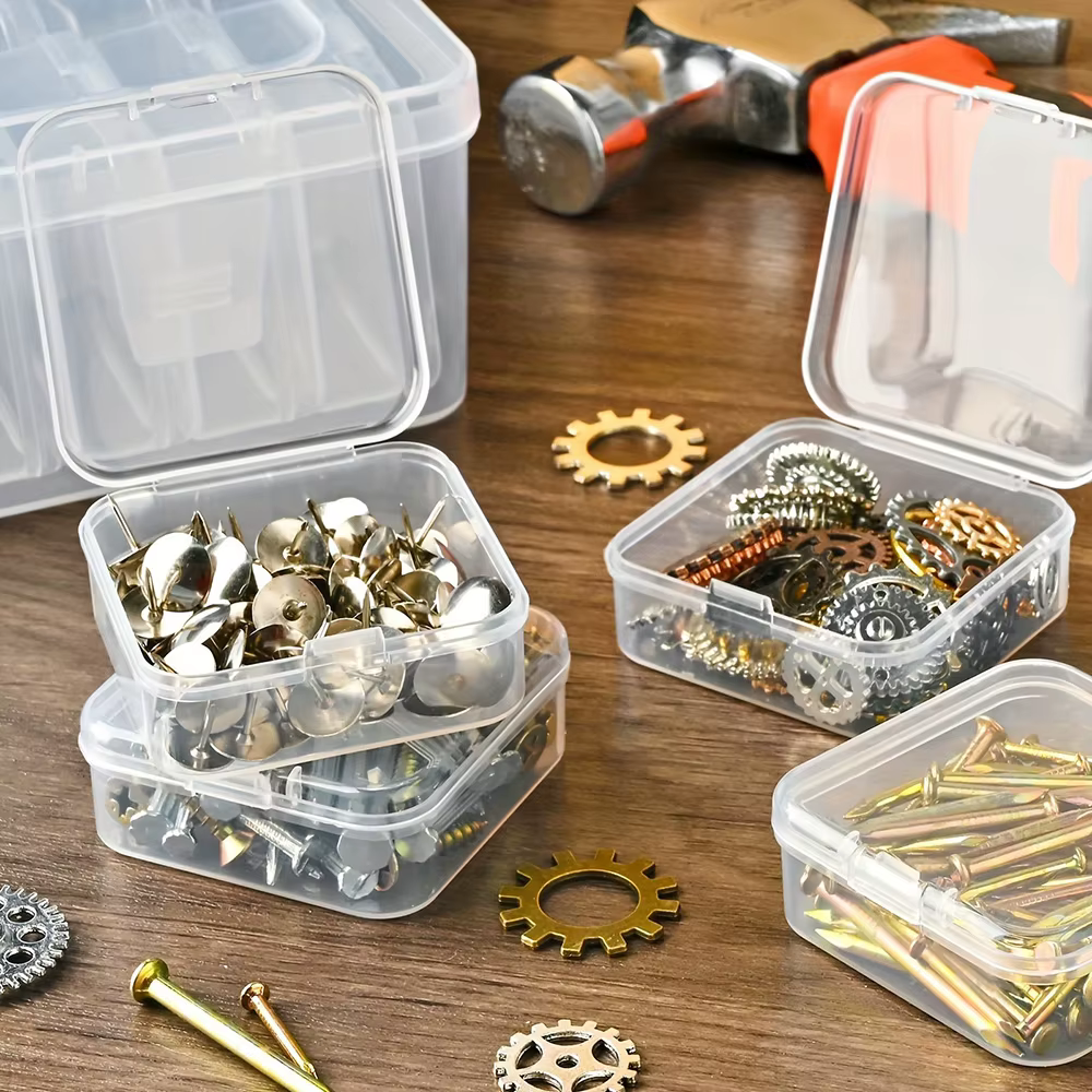 Boîte de rangement multifonctionnelle pour broderie diamant DIY, conteneur de rangement pour strass