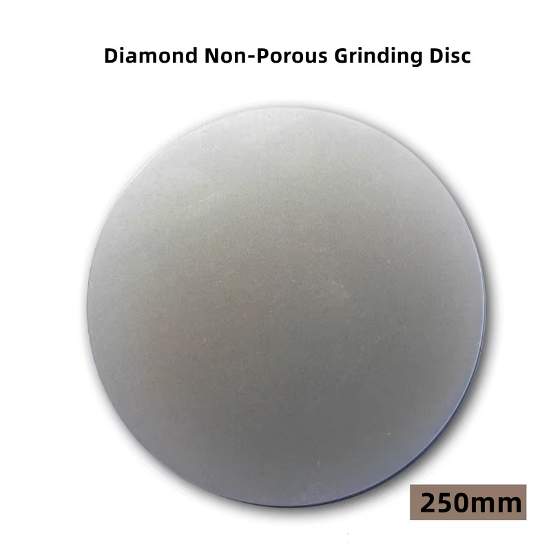 Disque de meulage diamant sans trou central, grain 80 à 1000 pouces, roues abrasives revêtues de 250