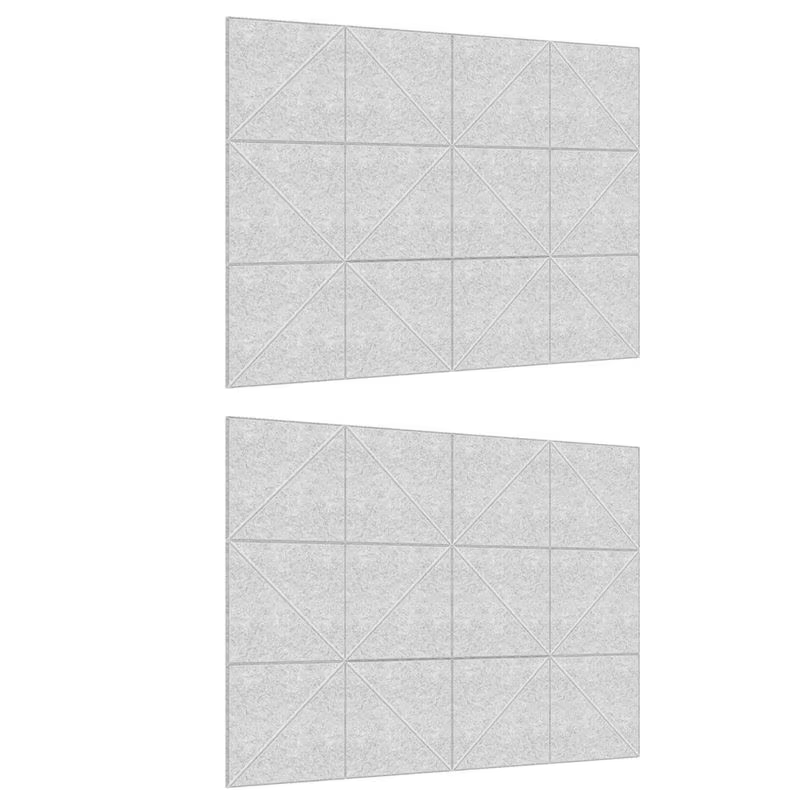 AFOURT-24 Pack de panneaux acoustiques, panneaux insonorisants décoratifs de 12 x 12 pouces, panneau