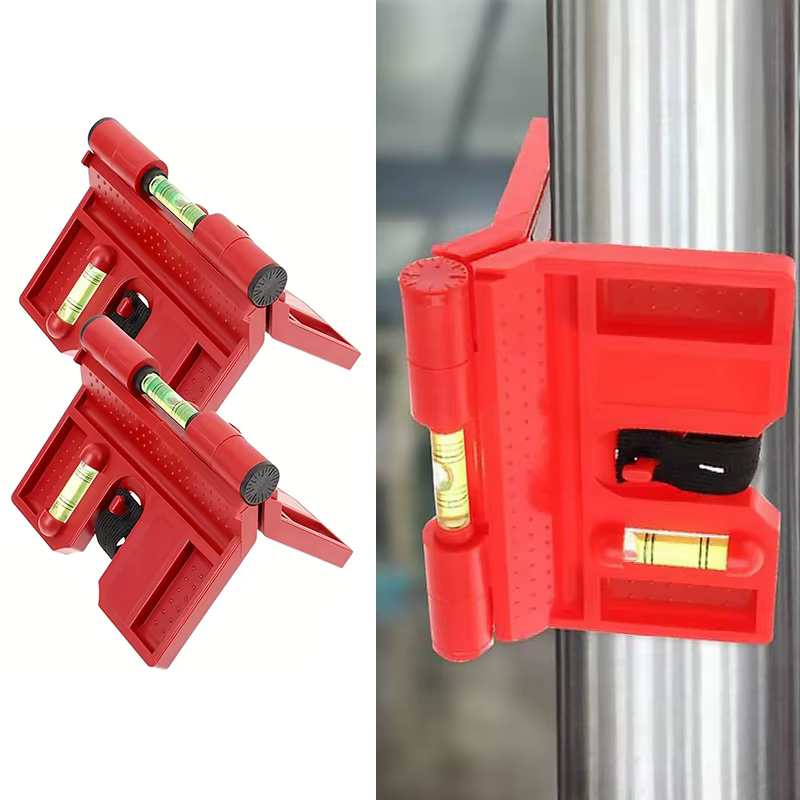 Niveau de colonne magnétique pliable réglable, anneau élastique, adapté aux colonnes d'arbres de pip