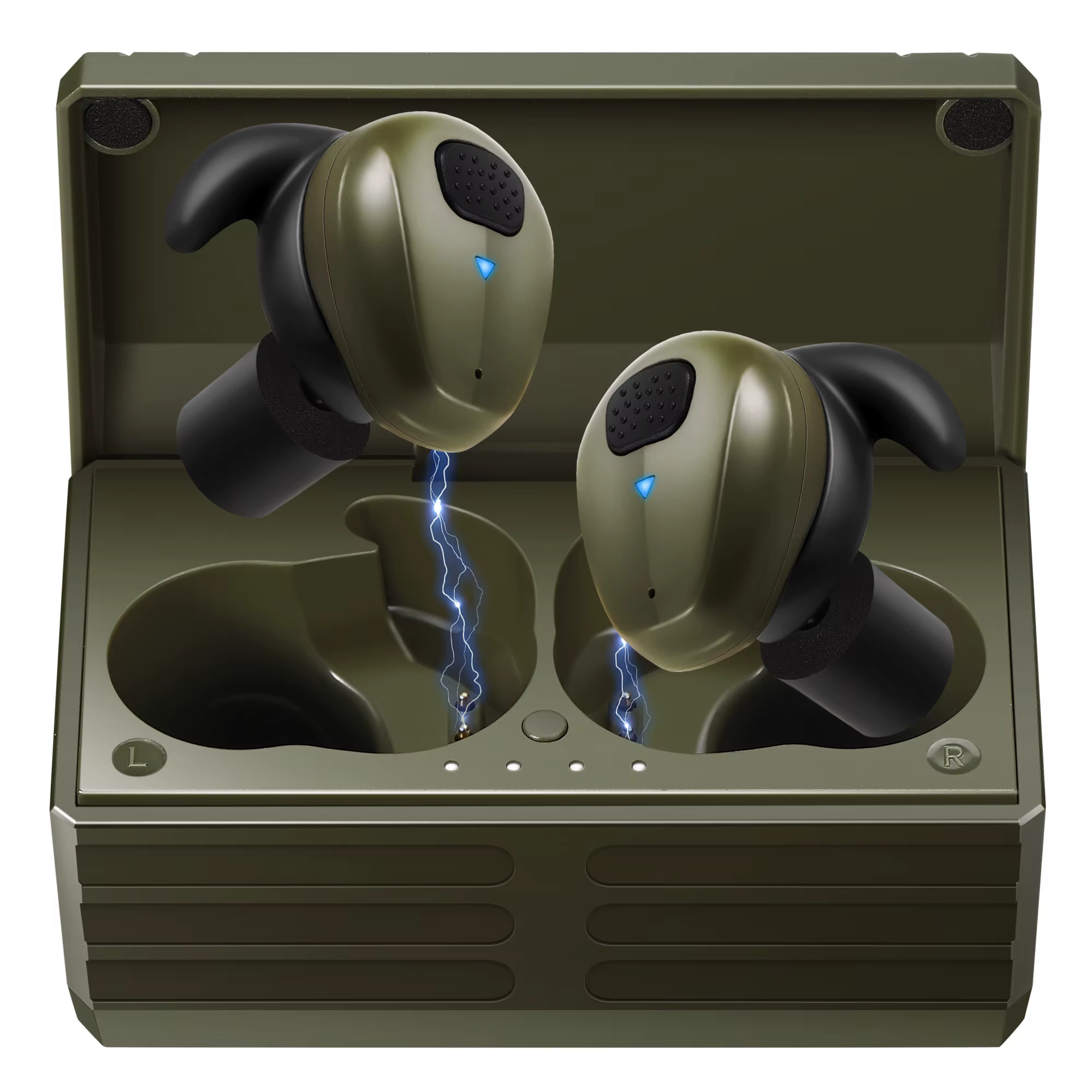 Bluetooth 5.3 NRR27dB Protection auditive de tir électronique bouchons d'oreille de Protection audit