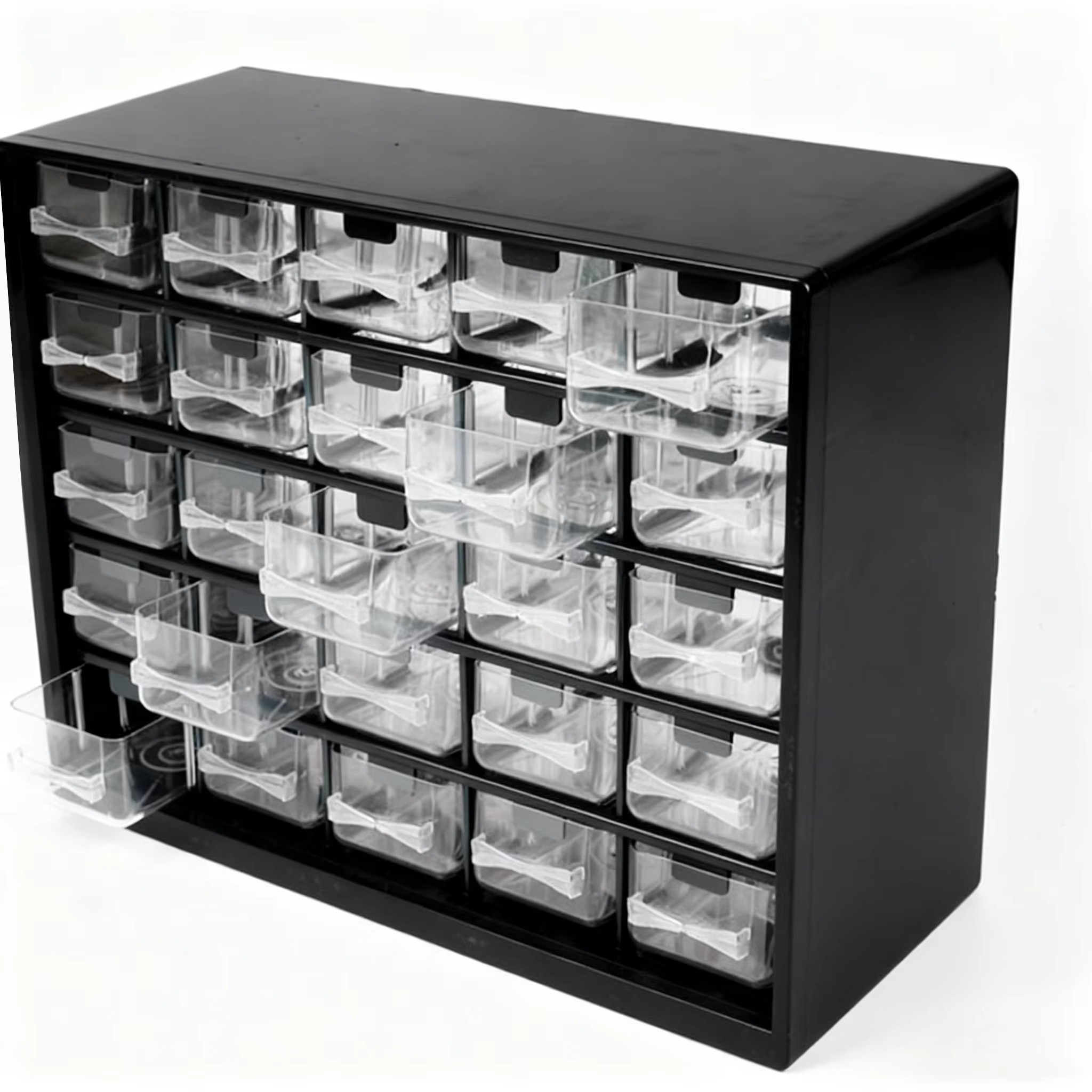 Organisateur de rangement de vis de pièces, 25 tiroirs, matériel facile empilable, artisanat d'art, 