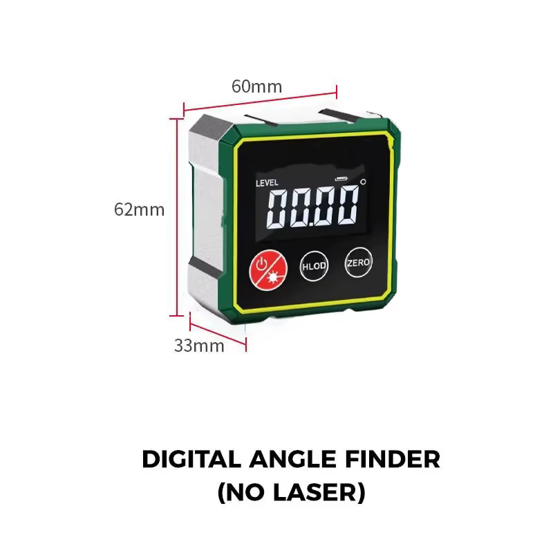360 ° Rapporteur électronique LCD, Mini inclinomètre, outil de mesure, détecteur d'angle numérique