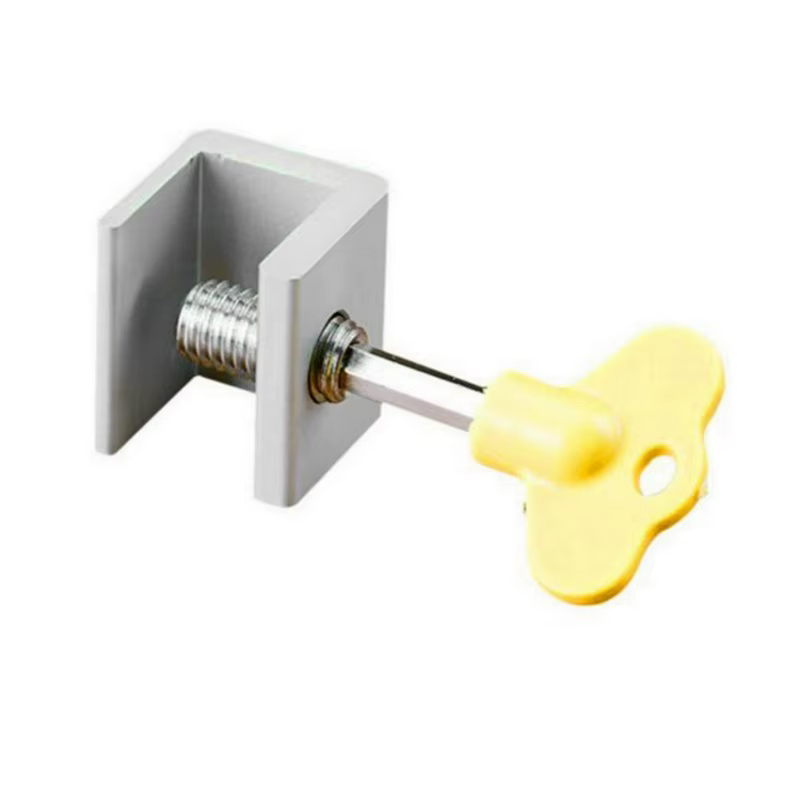 Serrure de fenêtre, serrure de porte coulissante réglable avec clé, serrures de sécurité de fenêtre 