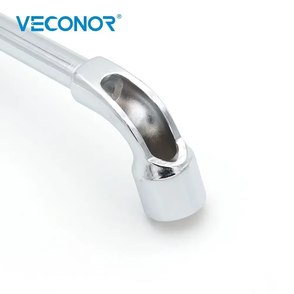 Clé à douille outils clé à douille coudée de Type L avec trou traversant taille 8-19mm outil à main 