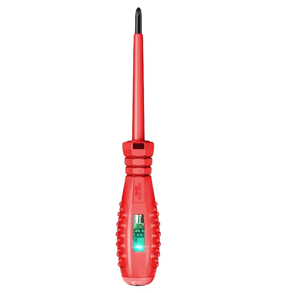 Stylo Testeur Électrique à Induction Intelligent avec Indicateur Mot, Tournevis Croisé, Outil d'Élec