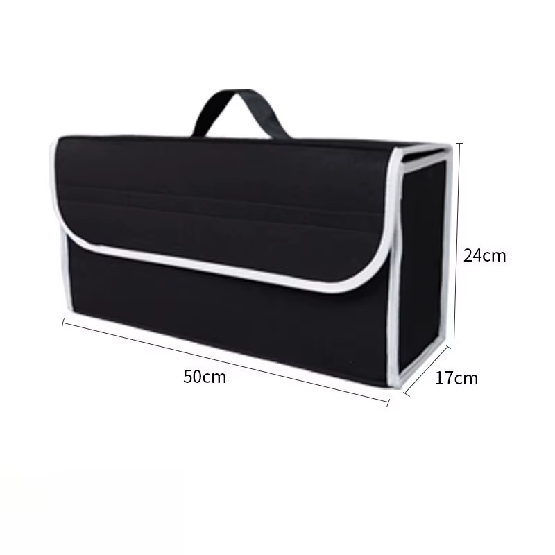 Boîte de rangement en feutre pour voiture, 1 pièce, pour outils de rangement antidérapants gris fonc