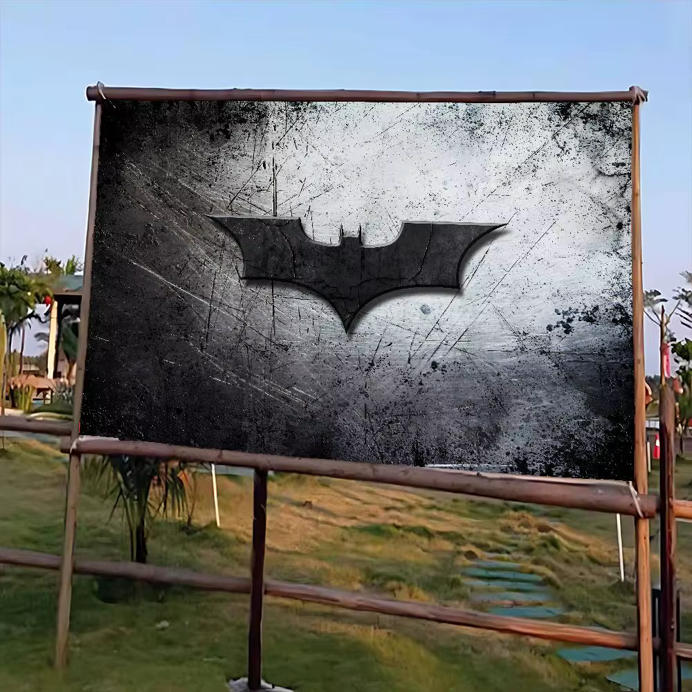 Bannière personnalisée de style INS Veranda B-Batmans, décoration de fête en plein air, drapeau d'am