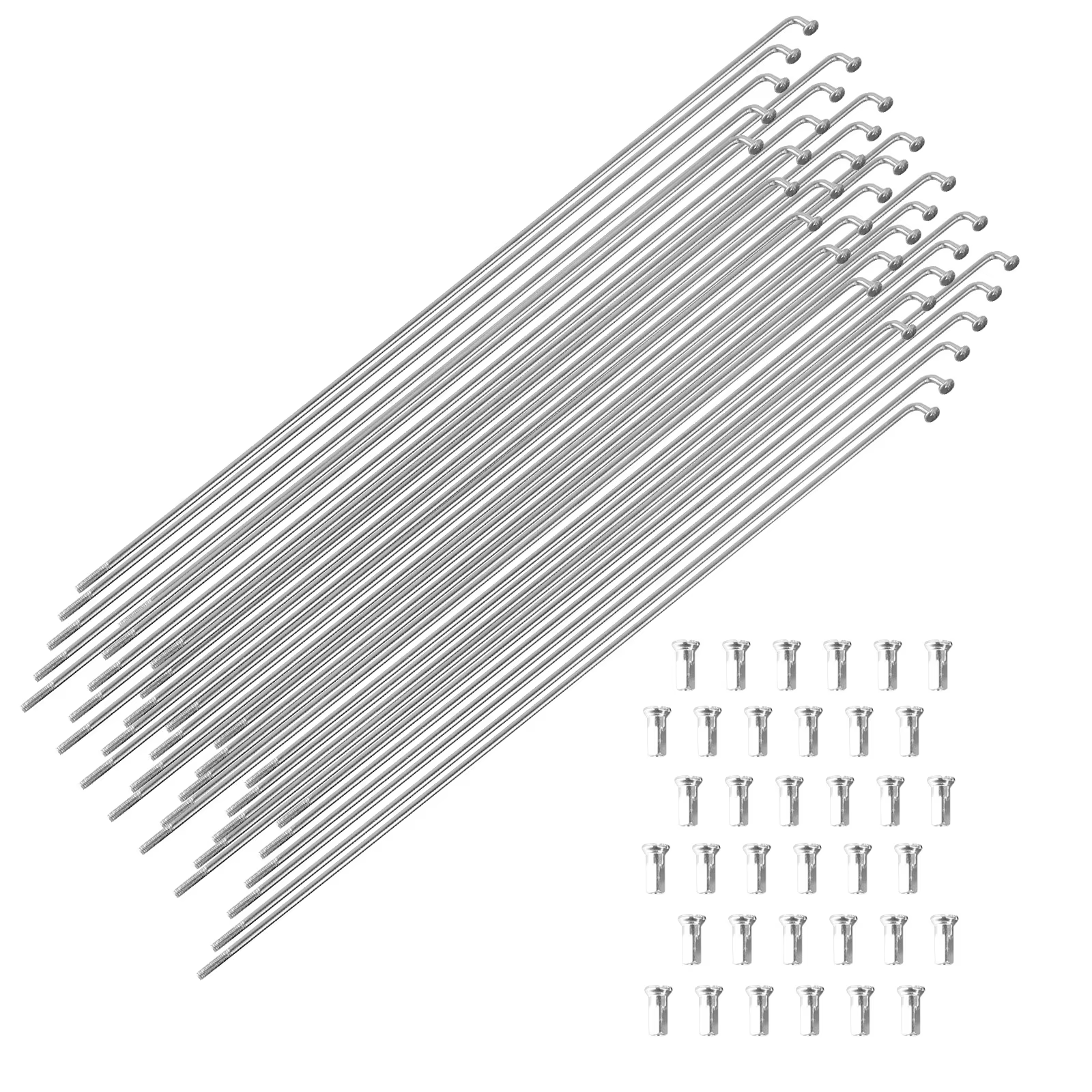 36 pièces rayons de vélo rayons de roue de vélo 13G 285mm de longueur rayons en acier inoxydable ave