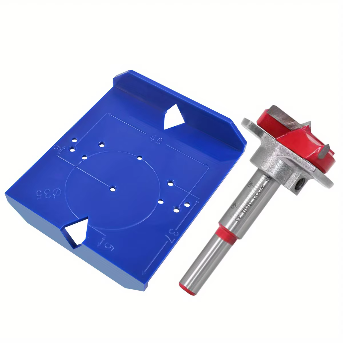 Localisateur de perçage de charnière 35/40mm, poinçonnage de porte d'armoire, modèle de règle de pos