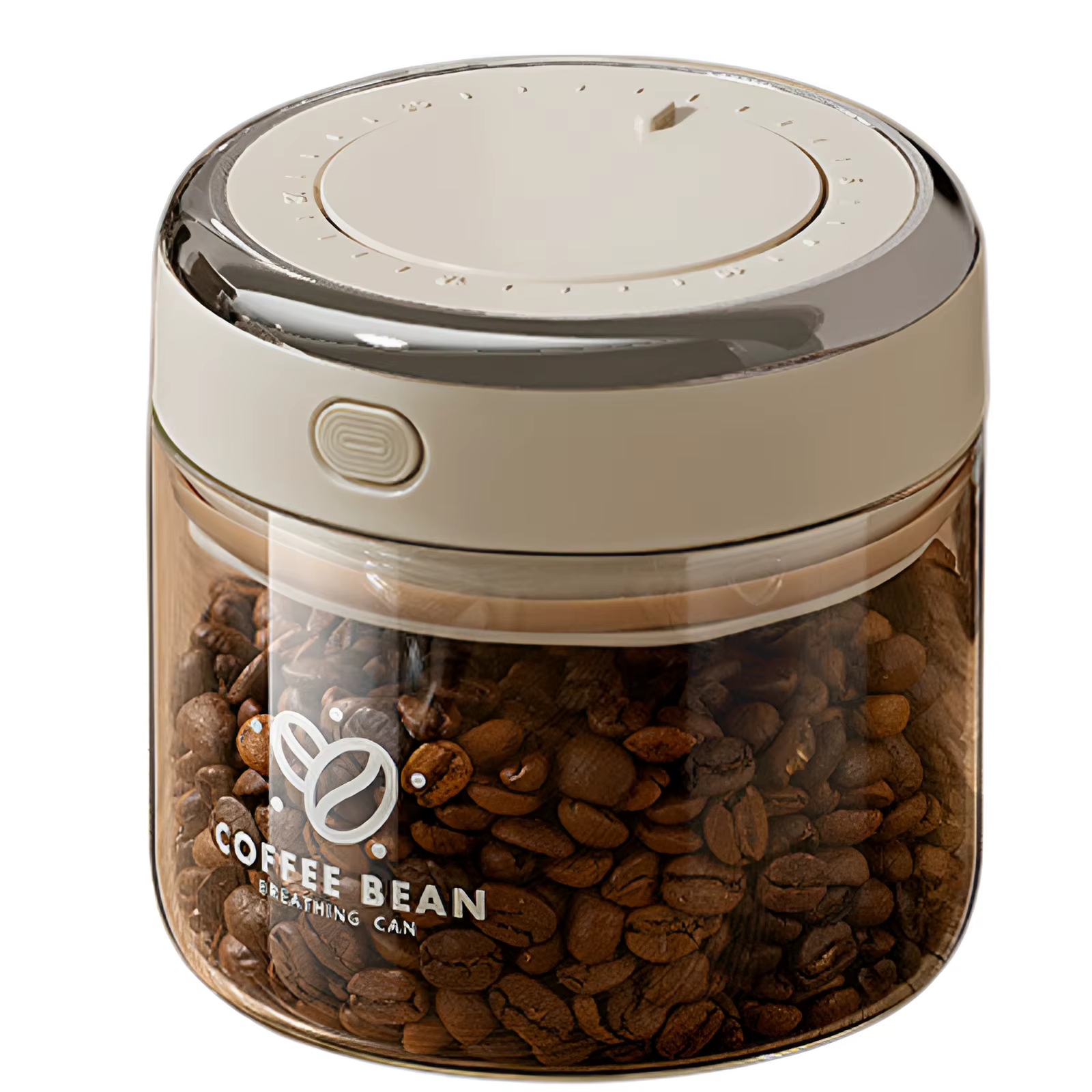 Pot hermétique de vieillissement de café, récipient de stockage de valve d'échappement unidirectionn