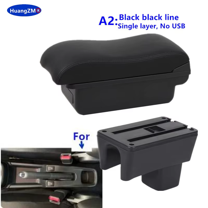 Boîte d'accoudoir pour Suzuki Swift 2005-2026, boîte de rangement pour accoudoir de voiture, détails
