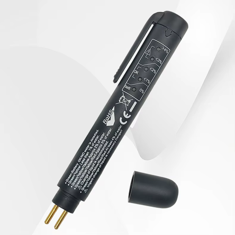 Stylo testeur de liquide de frein avec 5 indicateurs LED, calibré pour liquide de frein DOT3/4/5.1