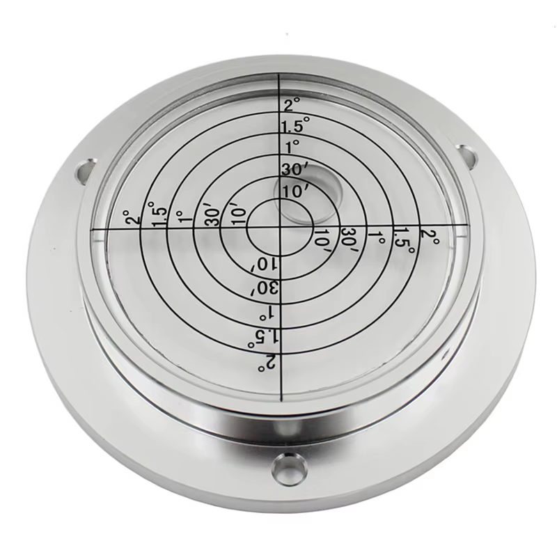 HACCURY niveau de disque métallique de haute précision grue niveau bulle taille 80x62x15mm couleur b