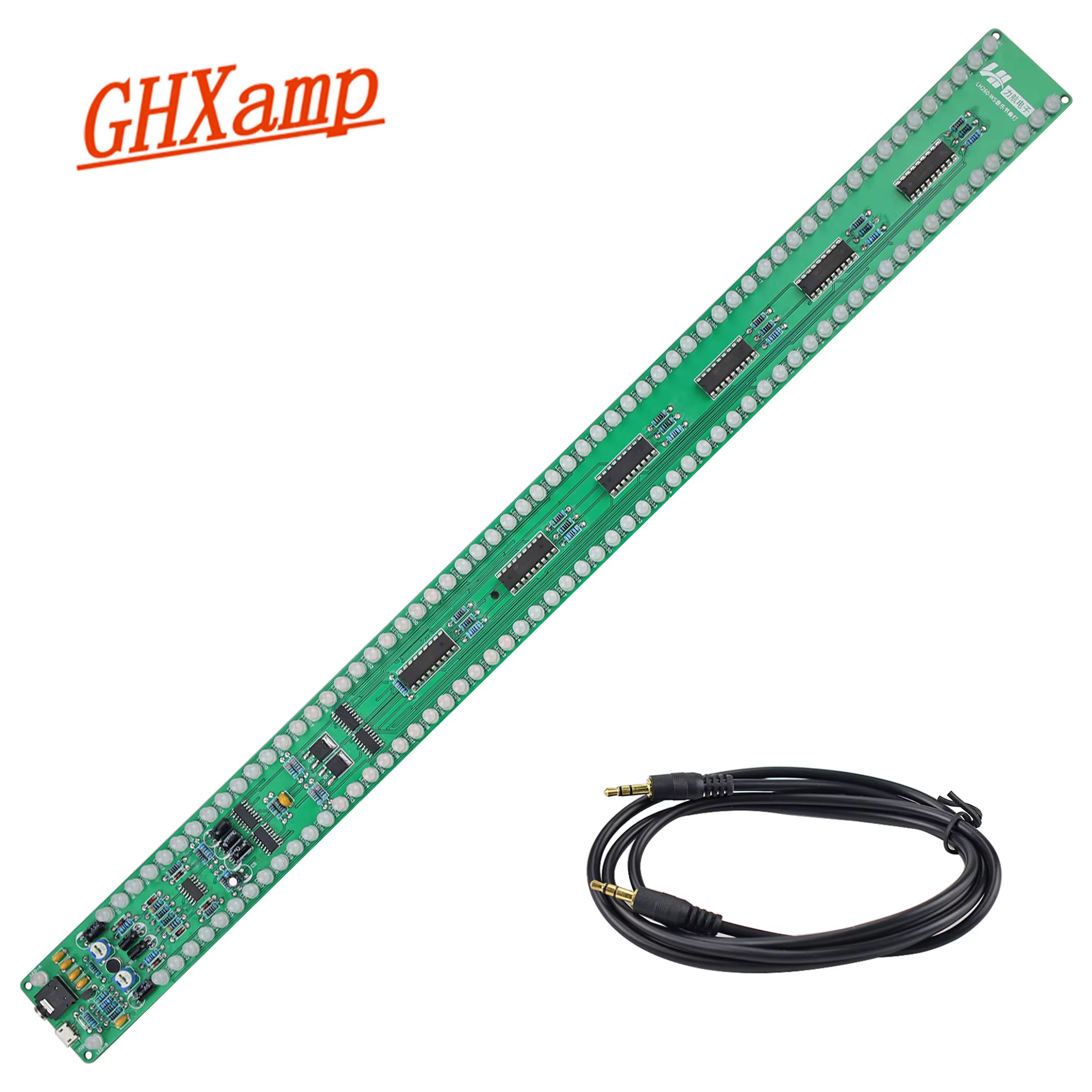 GHXAMP 120 LED indicateur de niveau stéréo contrôle du son Audio musique spectre électronique VU mèt