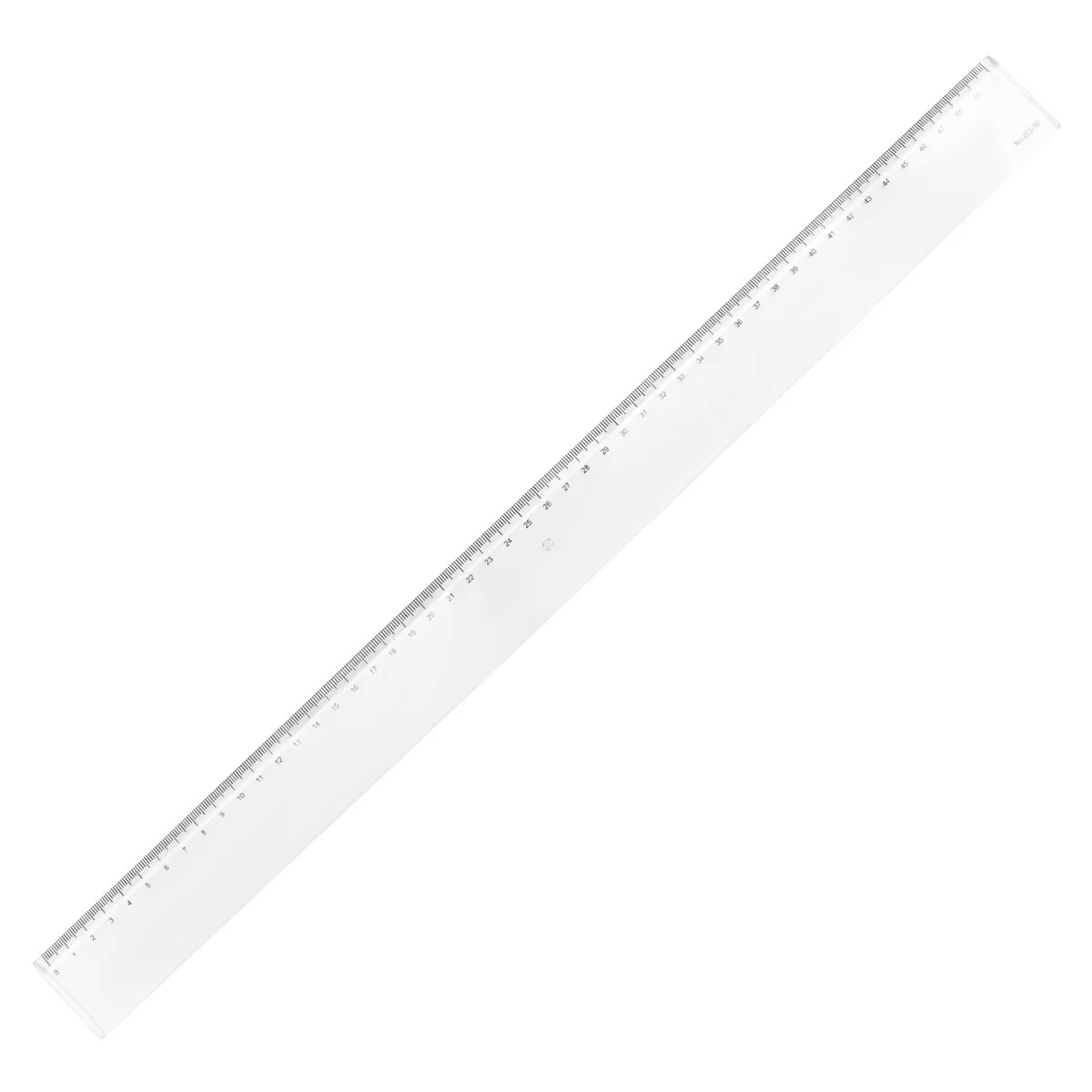 Règle de mesure en centimètre, longue et droite, en plastique transparent, 50cm
