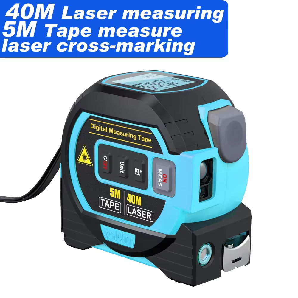Télémètre laser numérique, ruban à mesurer laser, roulette électronique numérique, ruban à mesurer e