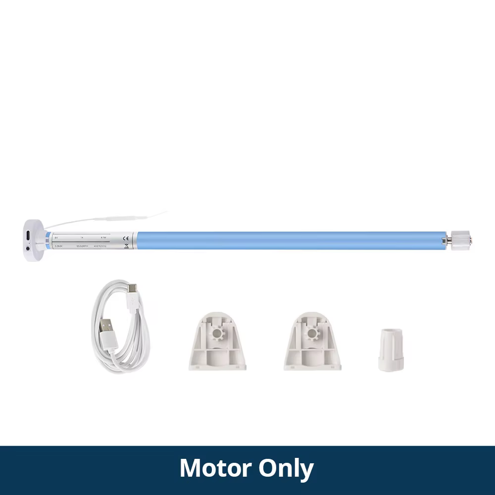 Zemismart Matter sur fil moteur de stores à rouleau intelligent pour Tube de 25mm 28mm batterie inté