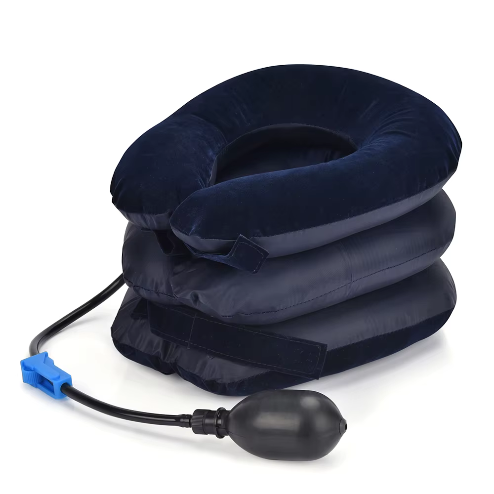 Civière de cou gonflable, appareil de Traction du cou, dispositif doux, oreiller de collier Cervical