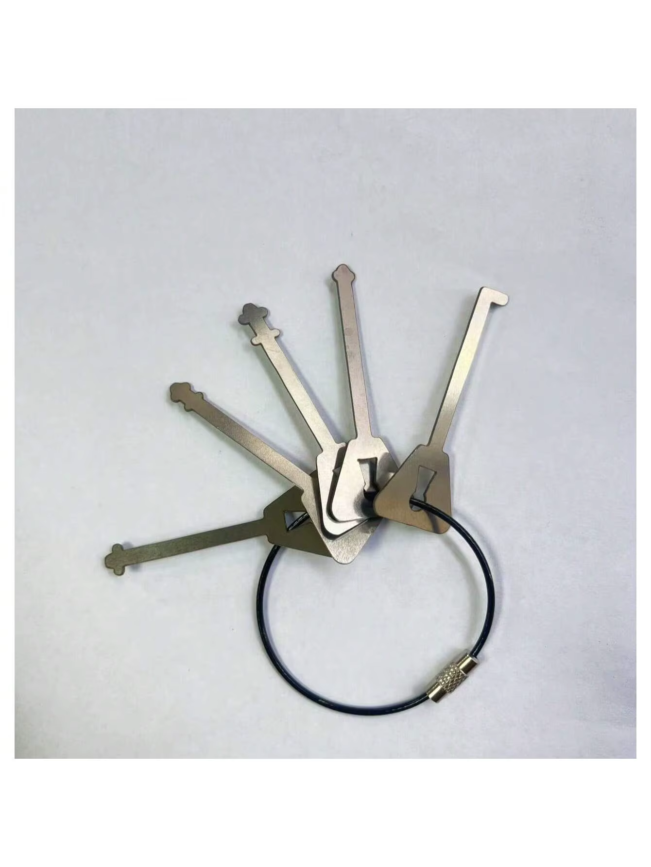 Clés maîtresses pour serrures à crochet, outils de déverrouillage de portes, kit de clés pour ouvrir