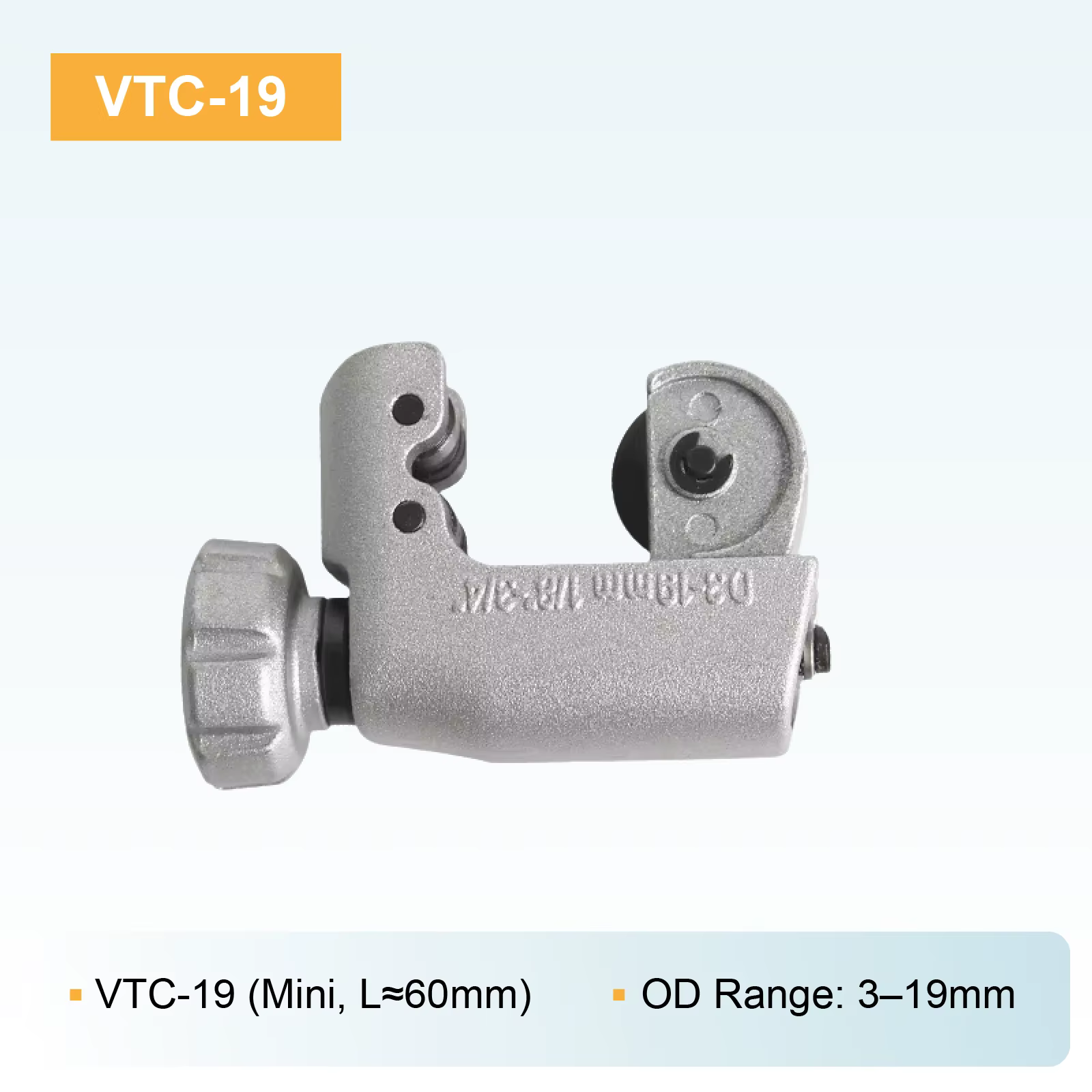 Coupe-tube VTC 3-70mm pour tubes cuivre aluminium Outil Réfrigération Précis Portable Maintenance Cl