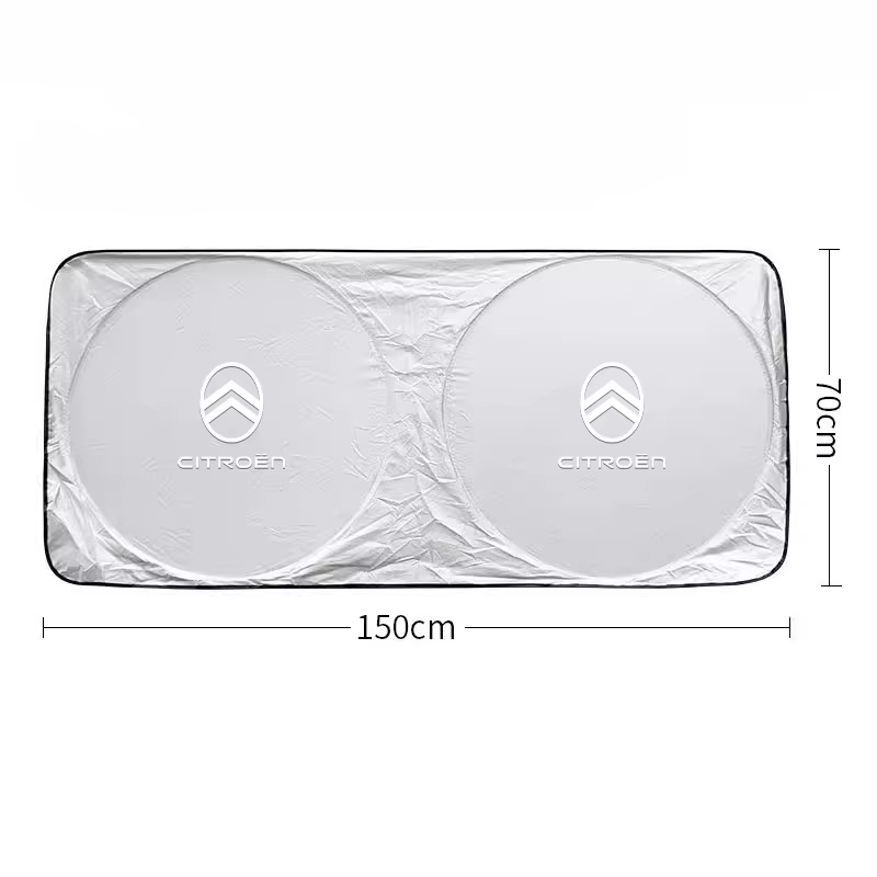Pare-soleil pour pare-brise avant de voiture, couvercle de protection intérieur automobile, valve po