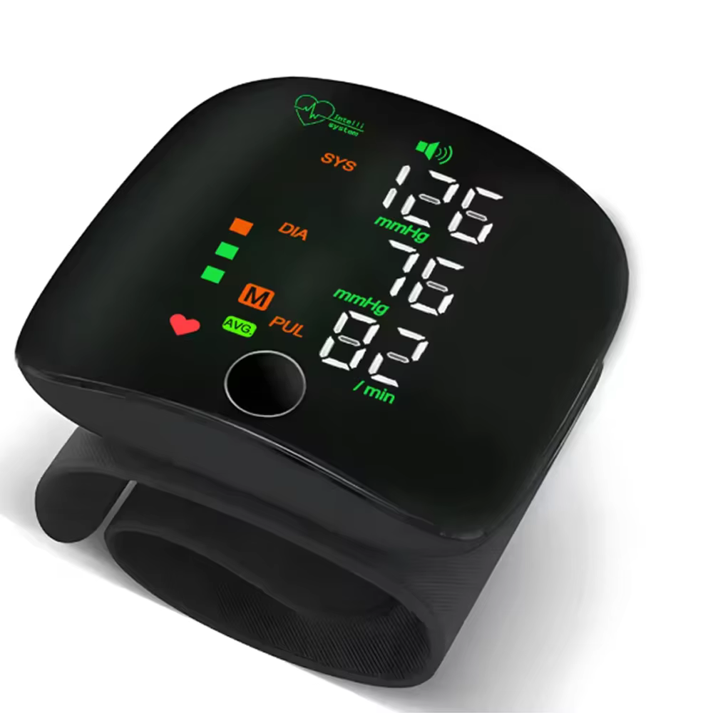 Tensiomètre numérique médical au poignet, moniteur de fréquence cardiaque, mesure du pouls, sphygmom